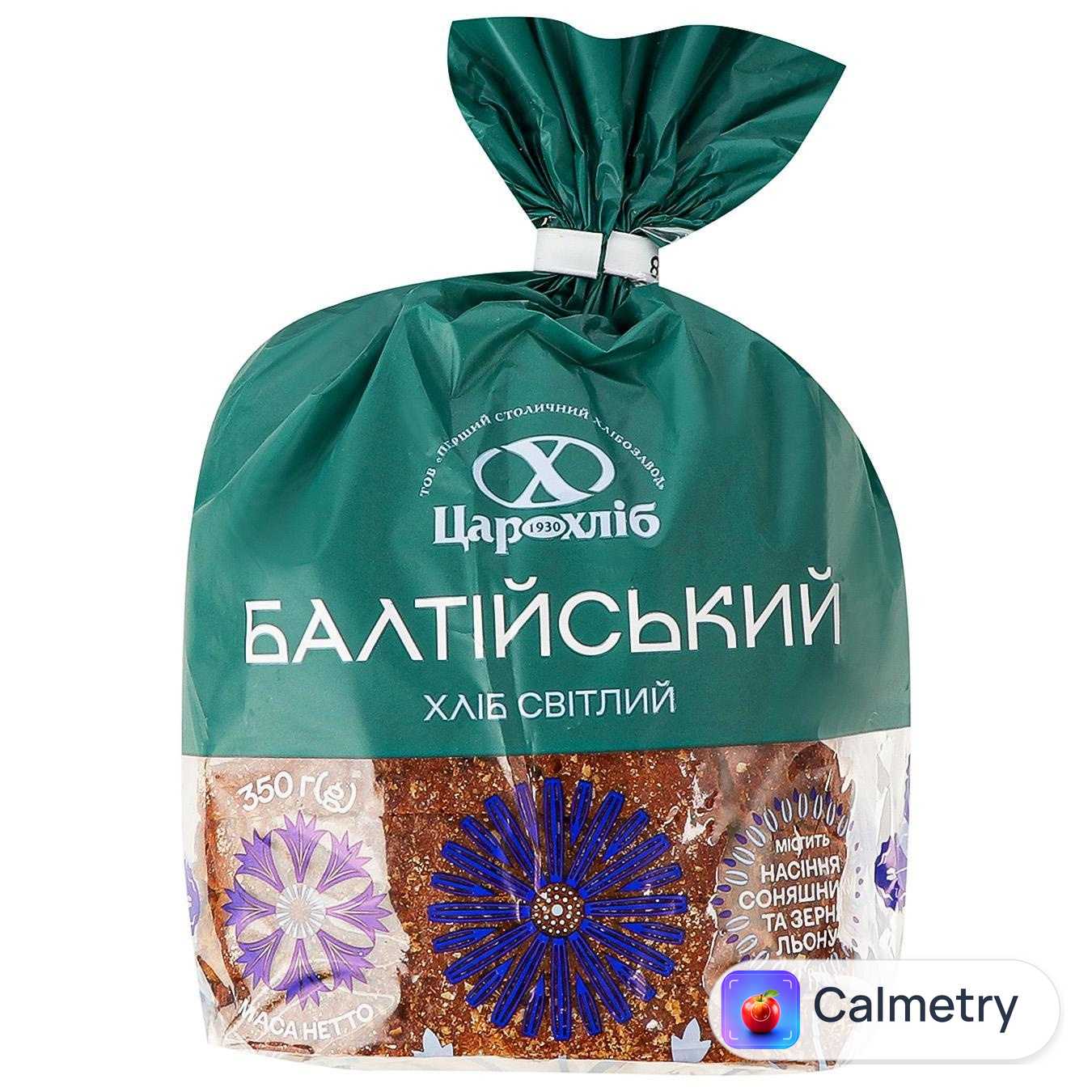 Хліб Цар Хліб Балтійський світлий нарізаний 350г — фото продукту