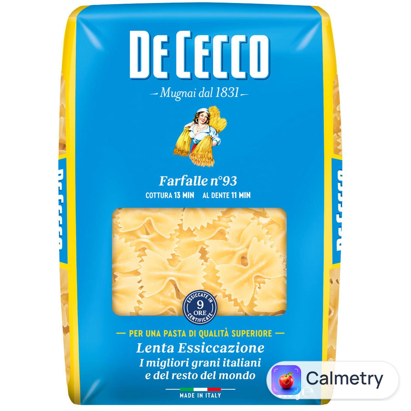 Макаронні вироби De Cecco Farfalle №93 500г — фото продукту