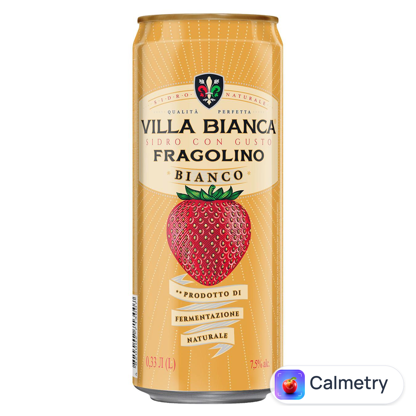 Сидр Villa Bianca Con Gusto Fragolino Bianco 7-8,5% 0,33л