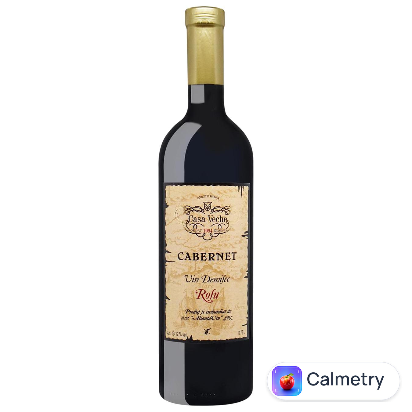 Вино Casa Veche Cabernet червоне напівсухе 10-12% 0,75л