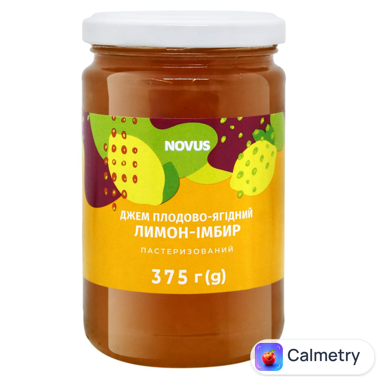 Джем Novus Лимон-імбир 375г