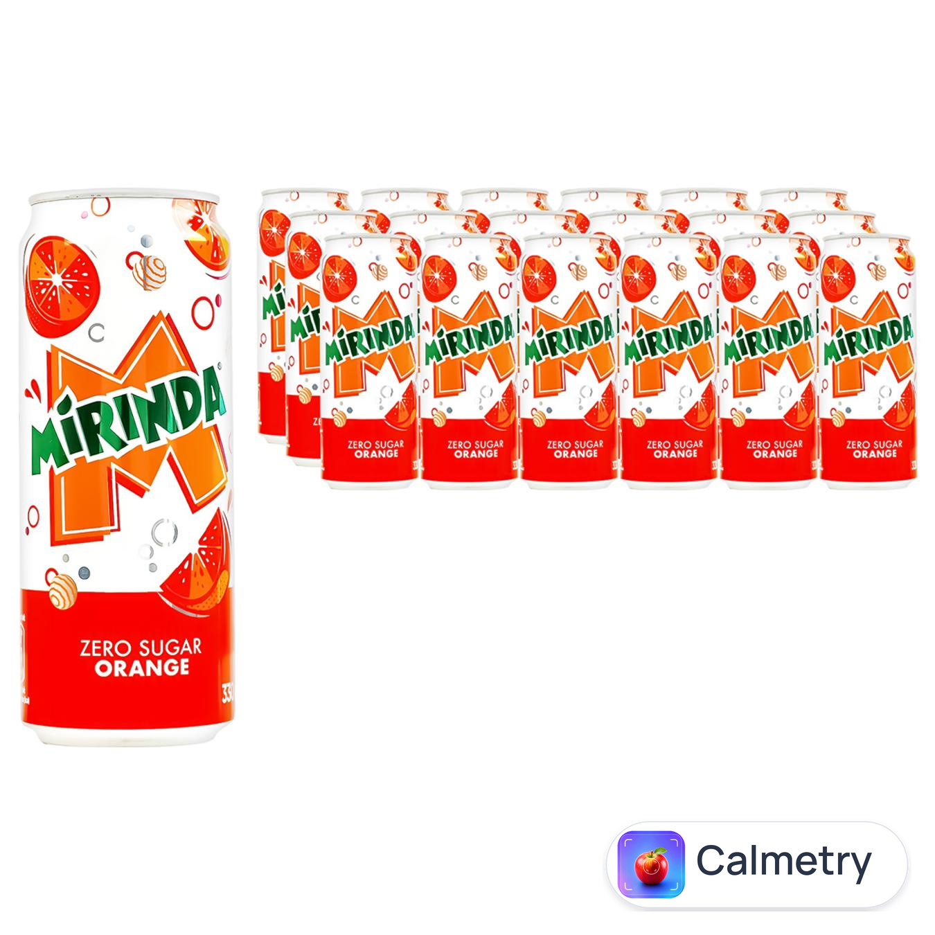 Напій сильногазований Mirinda Orange Zero Sugar 0,33л 24шт