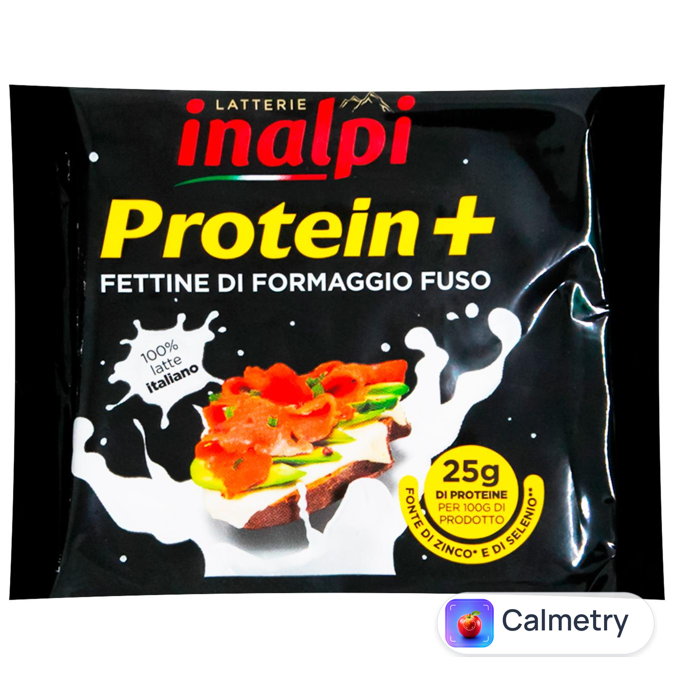 Сир плавлений Inalpi Protein+ слайси 140г