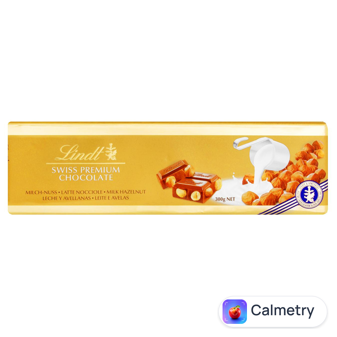 Шоколад молочний Lindt з лісовим горіхом 300г