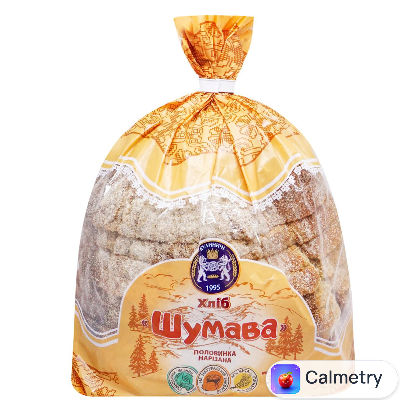 Хліб Кулиничі Шумава половинка нарізаний 375г