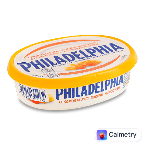 Сир Philadelphia м'який з копченим лососем 34%, 175г