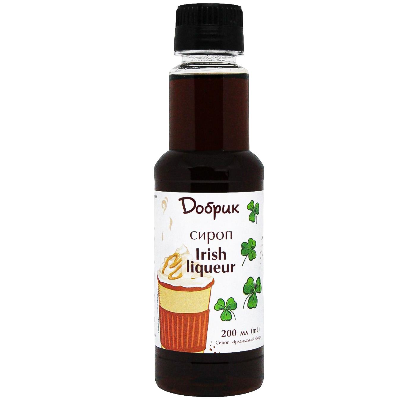 Сироп Добрик Irish liqueur 200мл — фото продукту