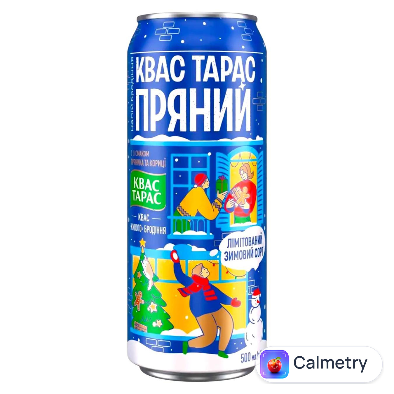 Квас Квас Тарас Пряний зі смаком пряника та кориці 0,5л
