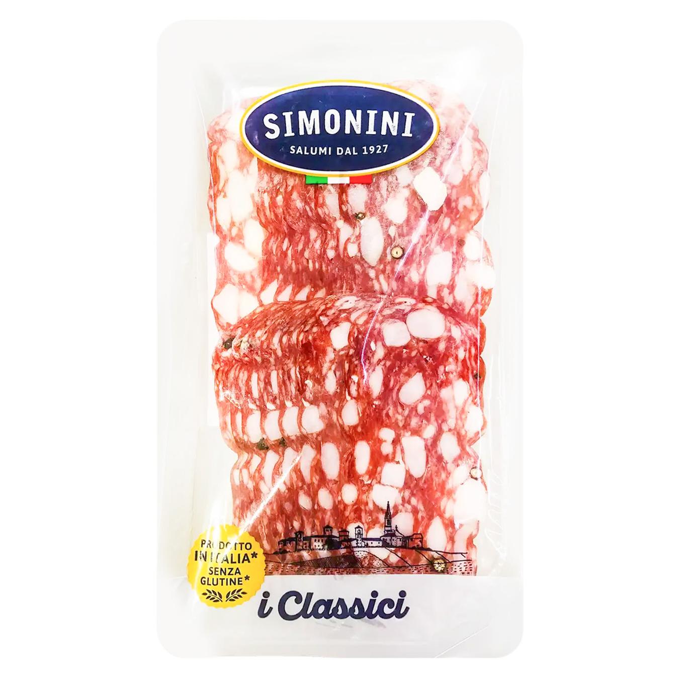 Ковбаса Simonini Спіната Романа нарізка 80г — фото продукту