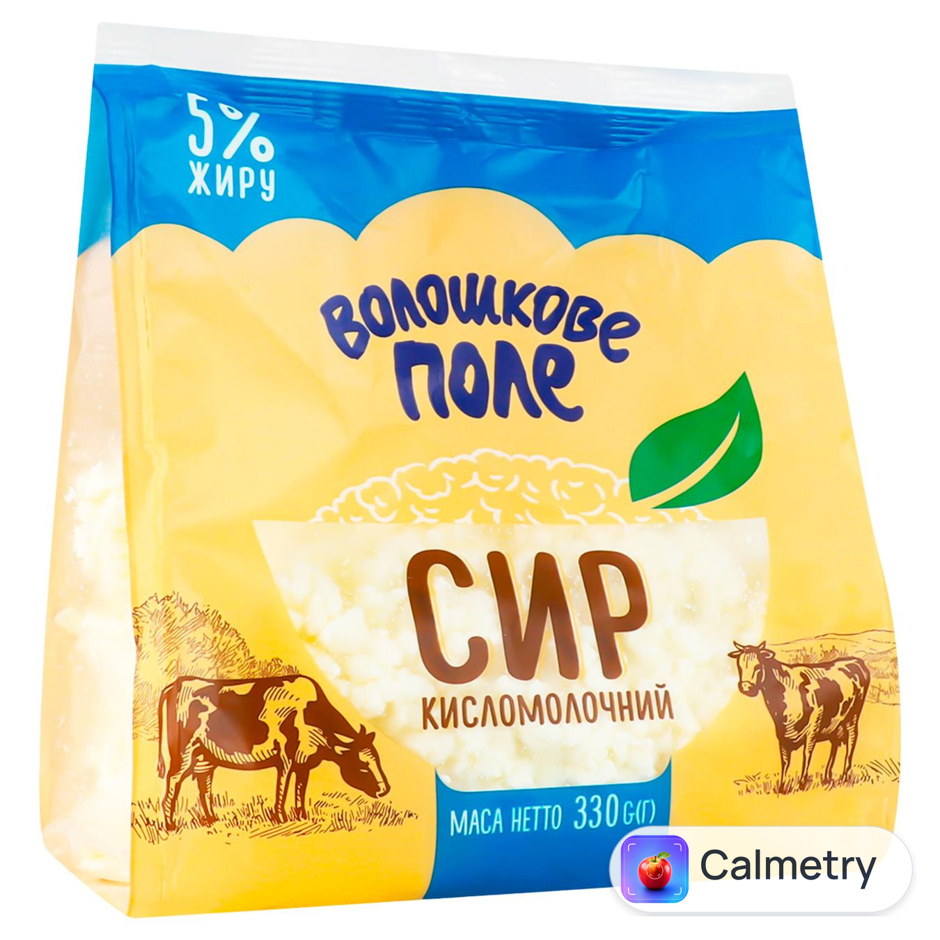 Сир кисломолочний Волошкове Поле 5% 330г