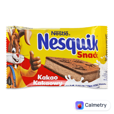Тістечко бісквітне Nestle Nesquik з какао і молочним кремом, 26г