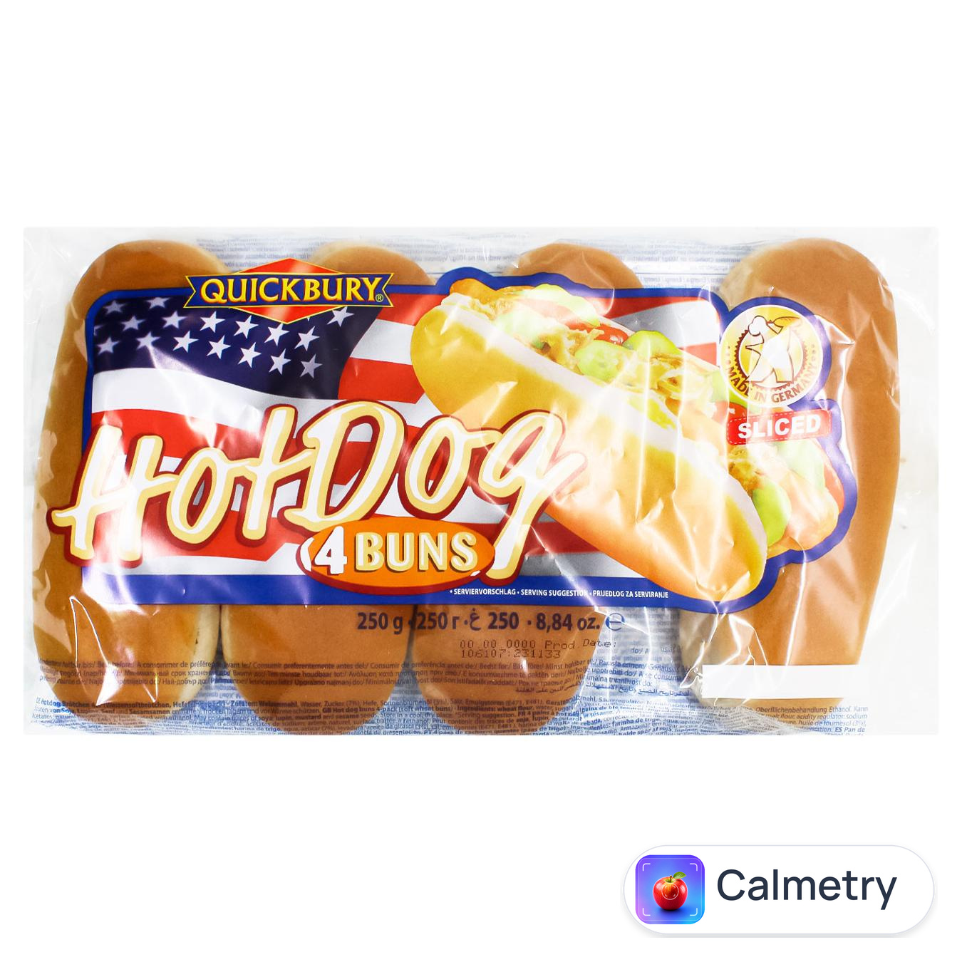 Булочка Quickbury для хот-догів 250г Quality Bakers