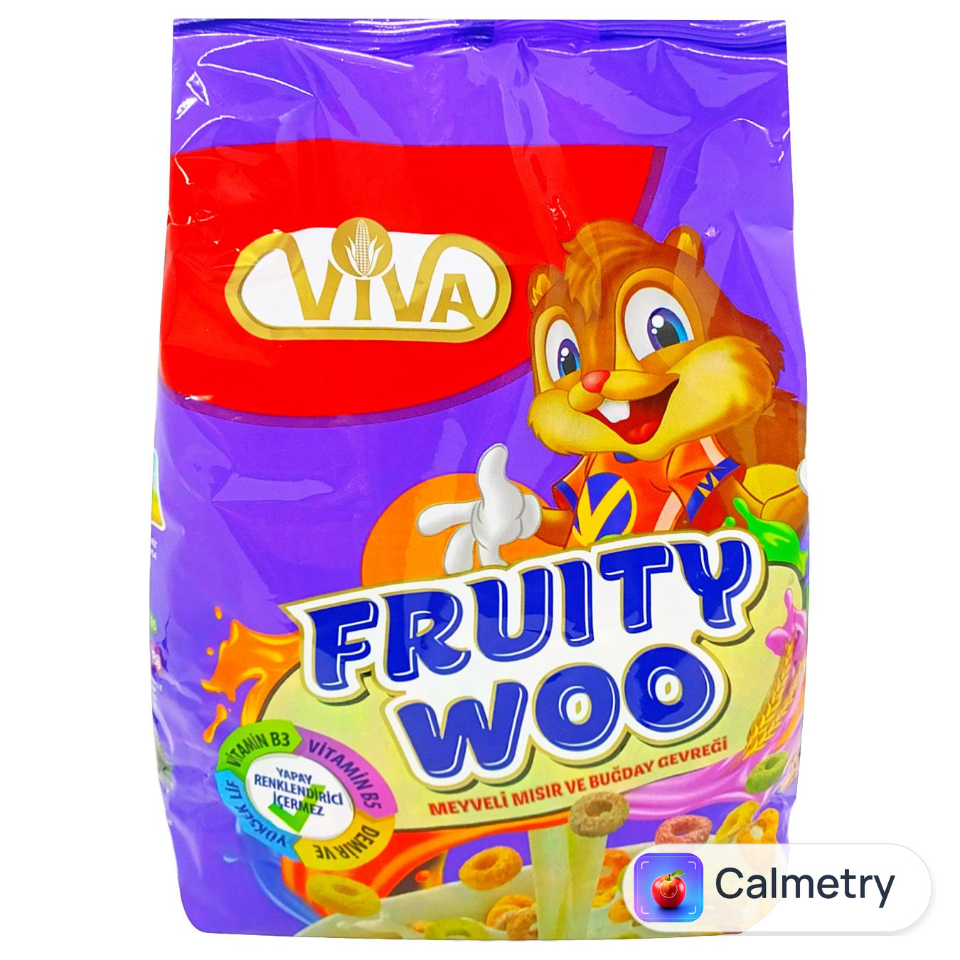 Сніданок сухий Viva Fruity Woo Фруктові кільця 450г