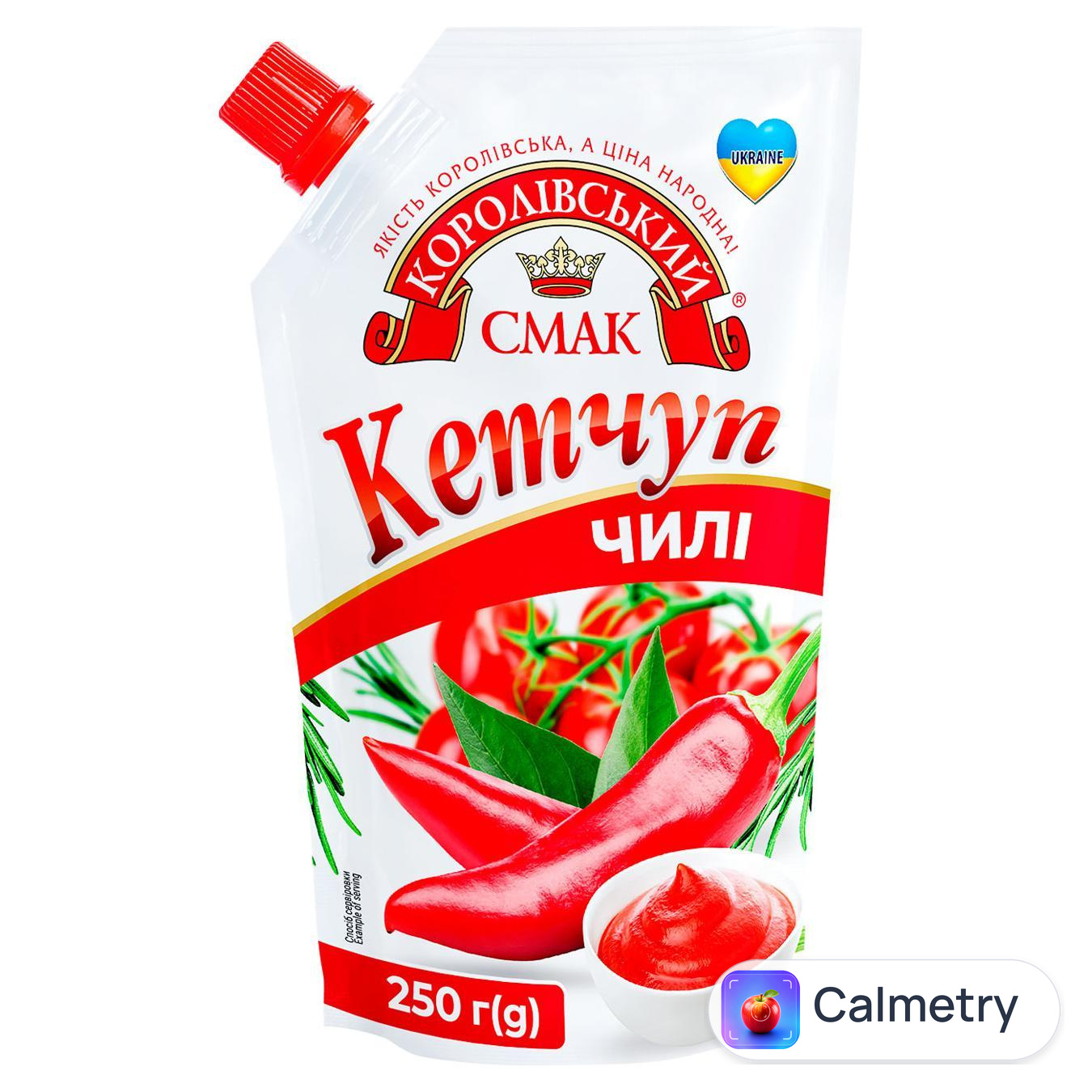 Кетчуп Королівський Смак Чилі 250г — фото продукту