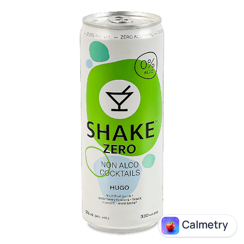 Напій соковмісний Shake Hugo сильногазований з/б, 0,33л
