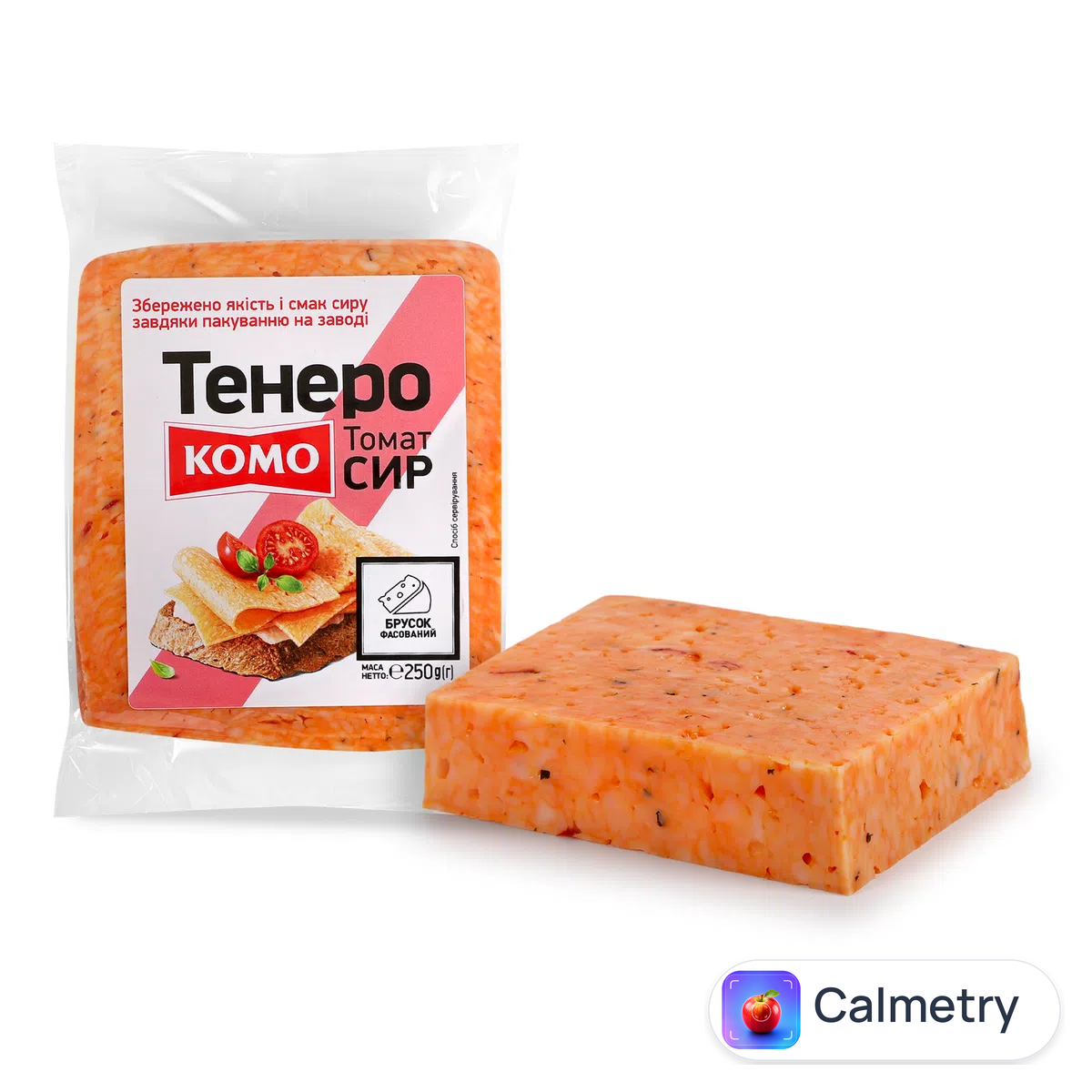 Сир «Комо» «Тенеро» «Томат» 50% порційний