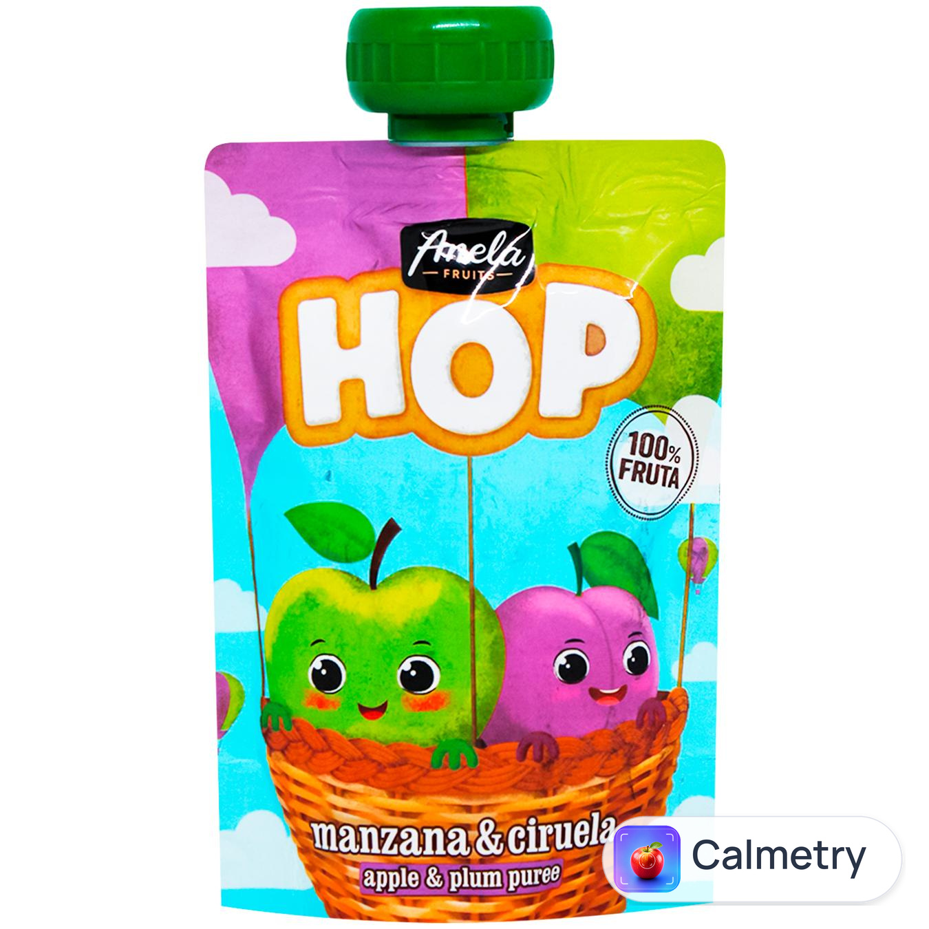 Пюре Anela Fruits яблучно-сливове 100г