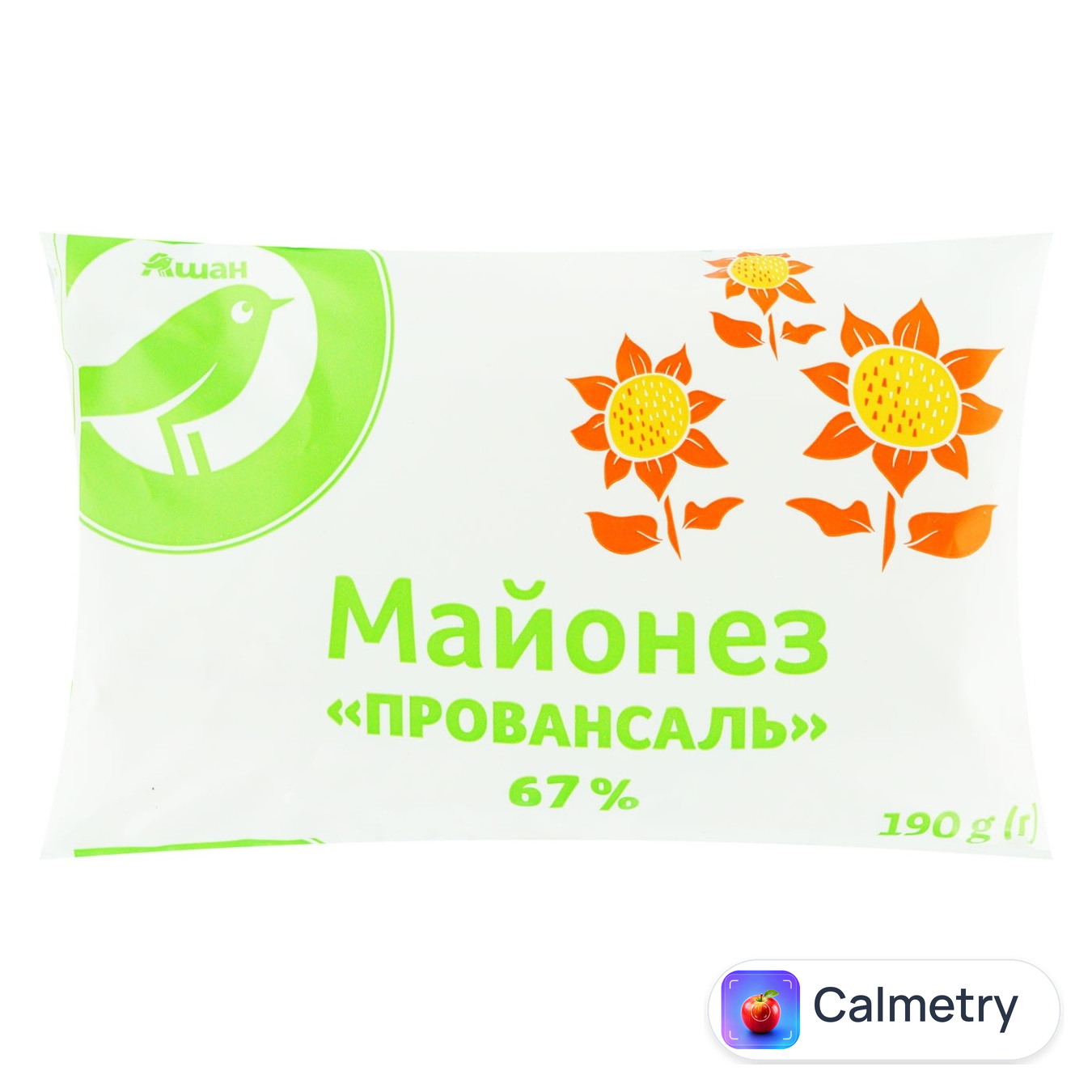 Майонез Auchan Провансаль 67% 190г