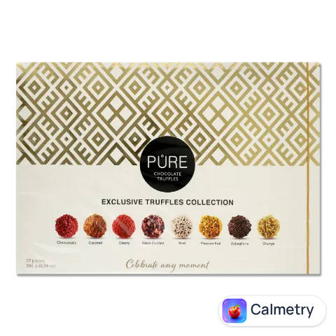 Цукерки Pure Chocolate трюфель асорті 265г