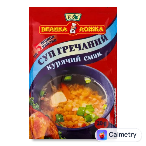 Суп «Эко» «Велика Ложка» гречано-курячий
