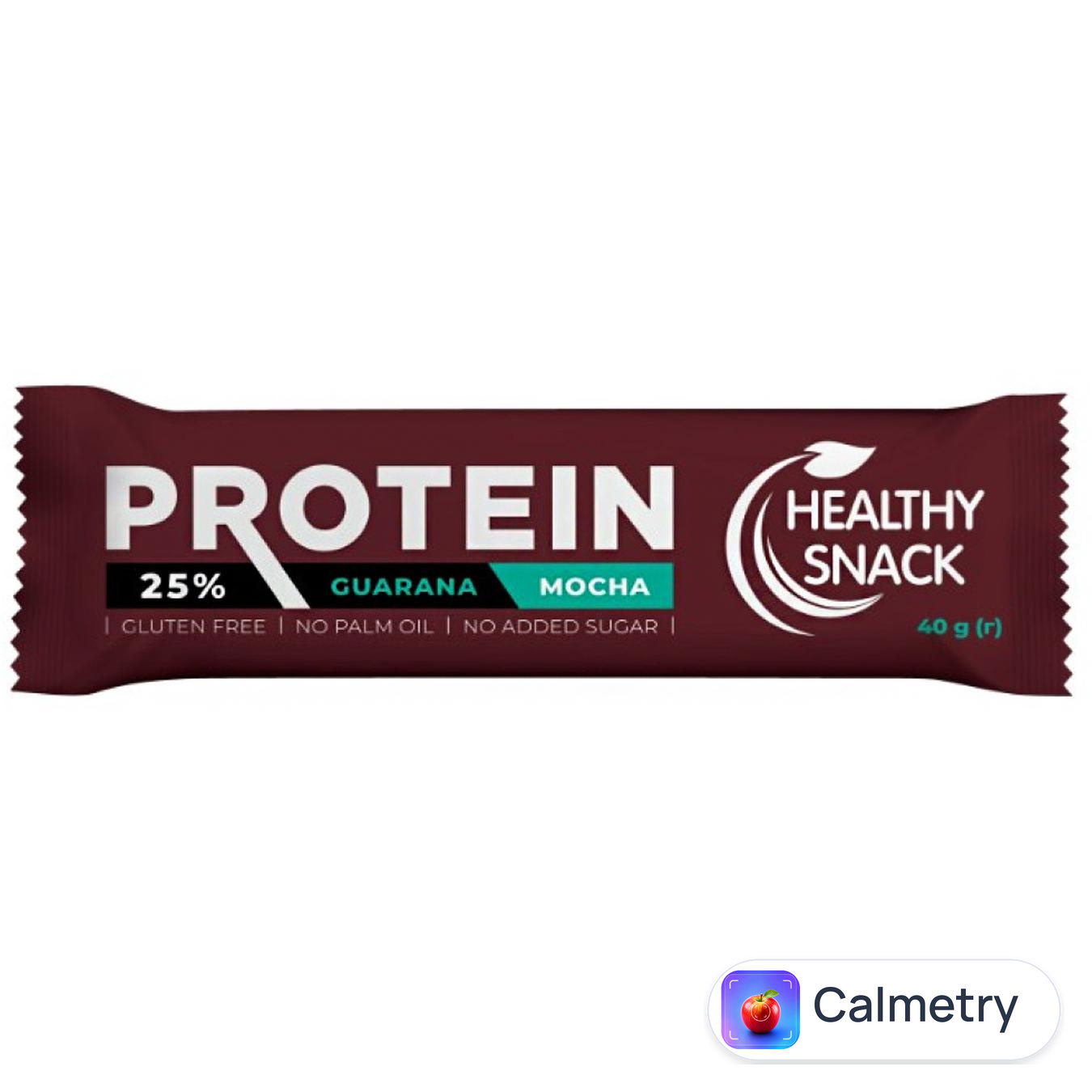 Батончик протеїновий Healthy Snack з екстрактом гуарани мокко глазурований 40г