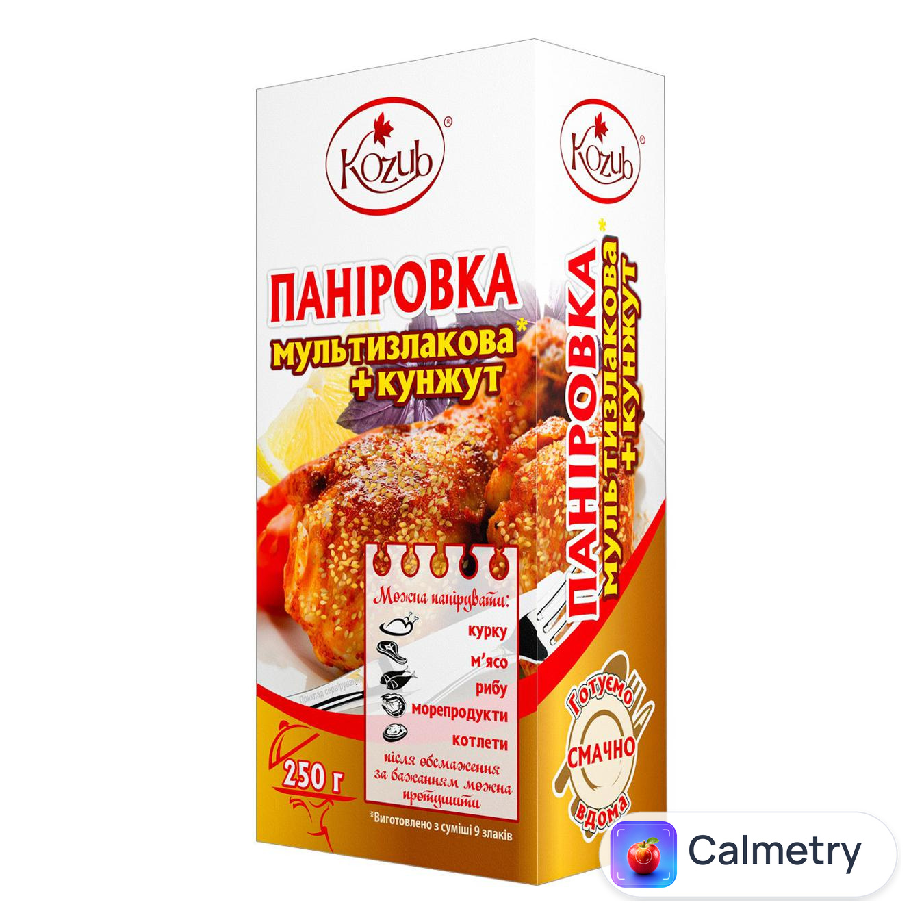 Паніровка мультизлакова Козуб Продукт з кунжутом 250г