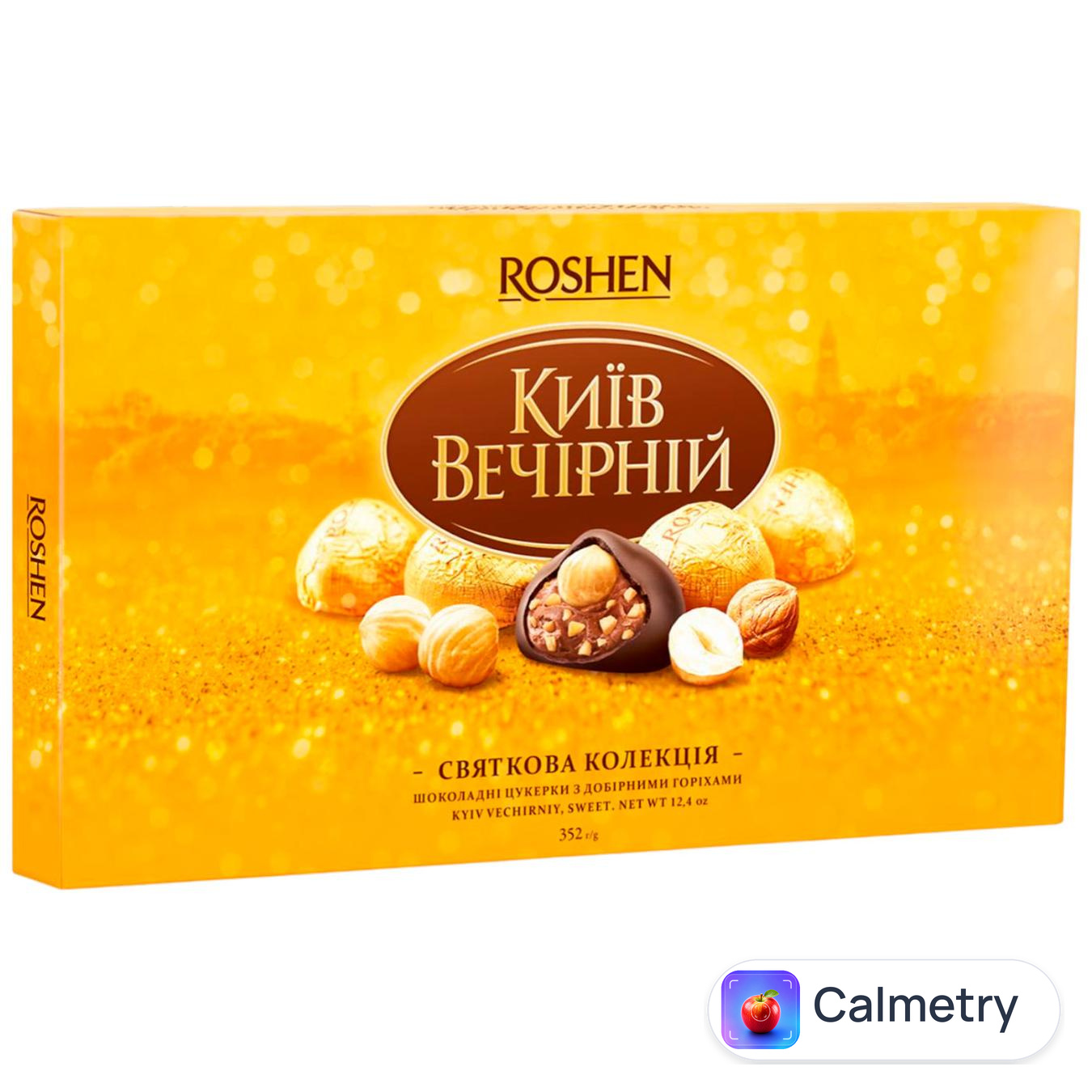 Цукерки Roshen Київ вечірній 352г — фото продукту