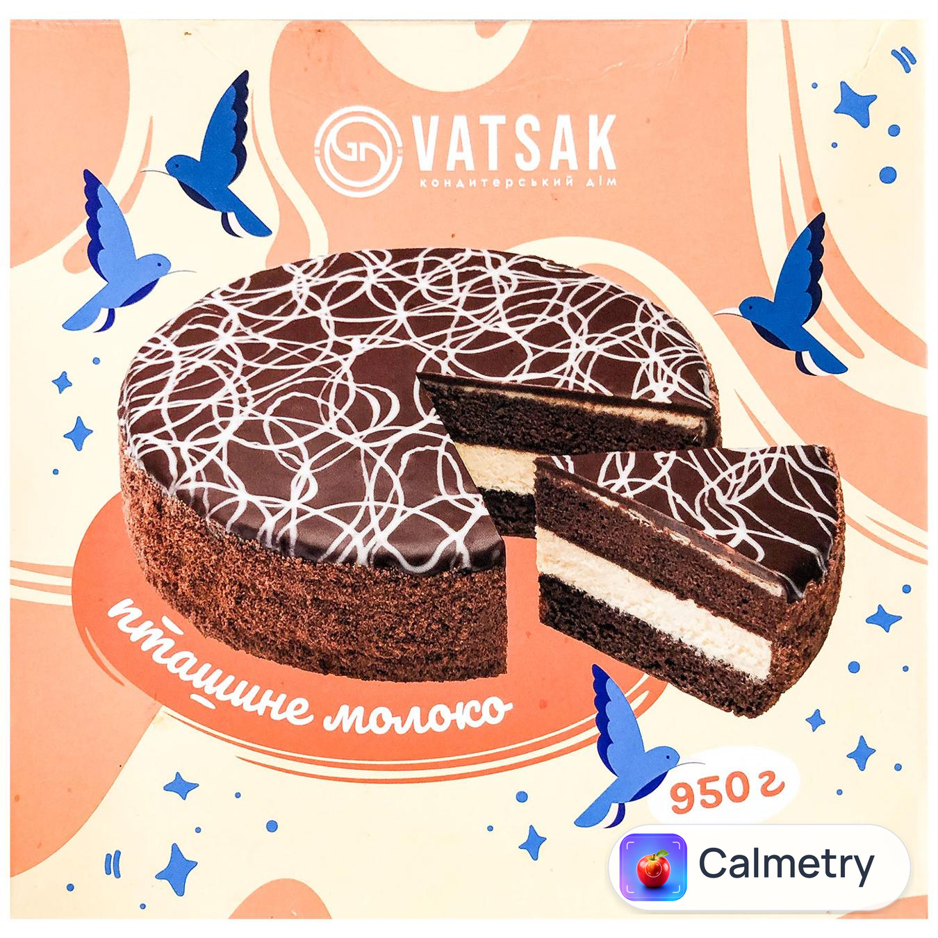 Торт Vatsak Пташине молоко 950г