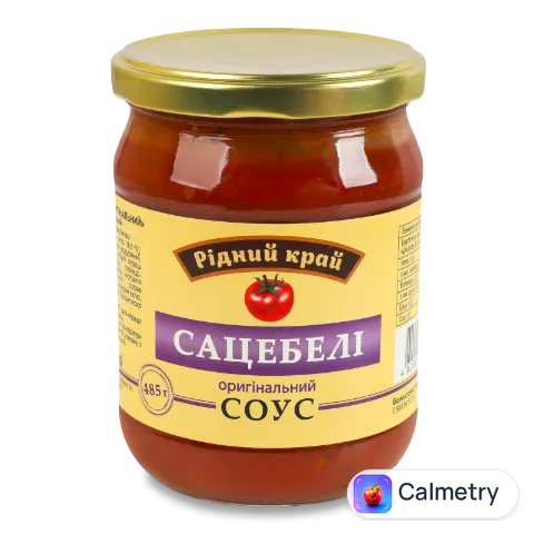 Соус Рідний край Сацебелі оригінальний, скло