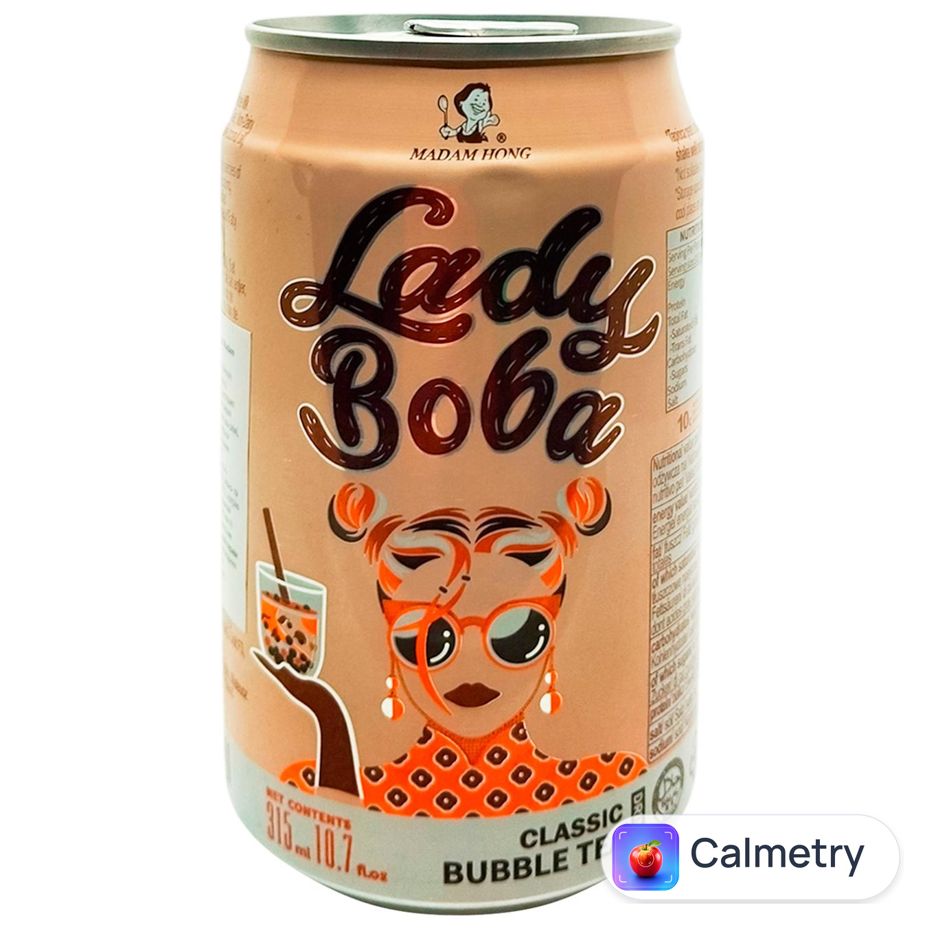 Напій чайний Madam Hong Lady Boba Classic Bubble Tea 0,315л — фото продукту