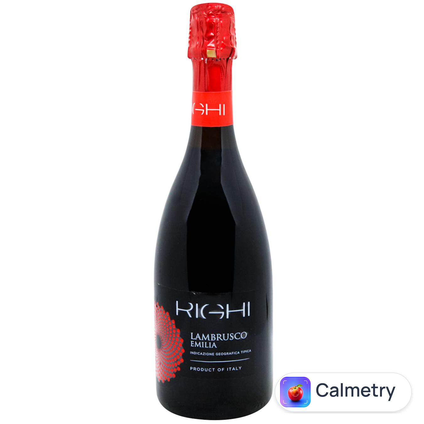 Вино ігристе Righi Lambrusco Emilia червоне напівсолодке 7,5% 0,75л