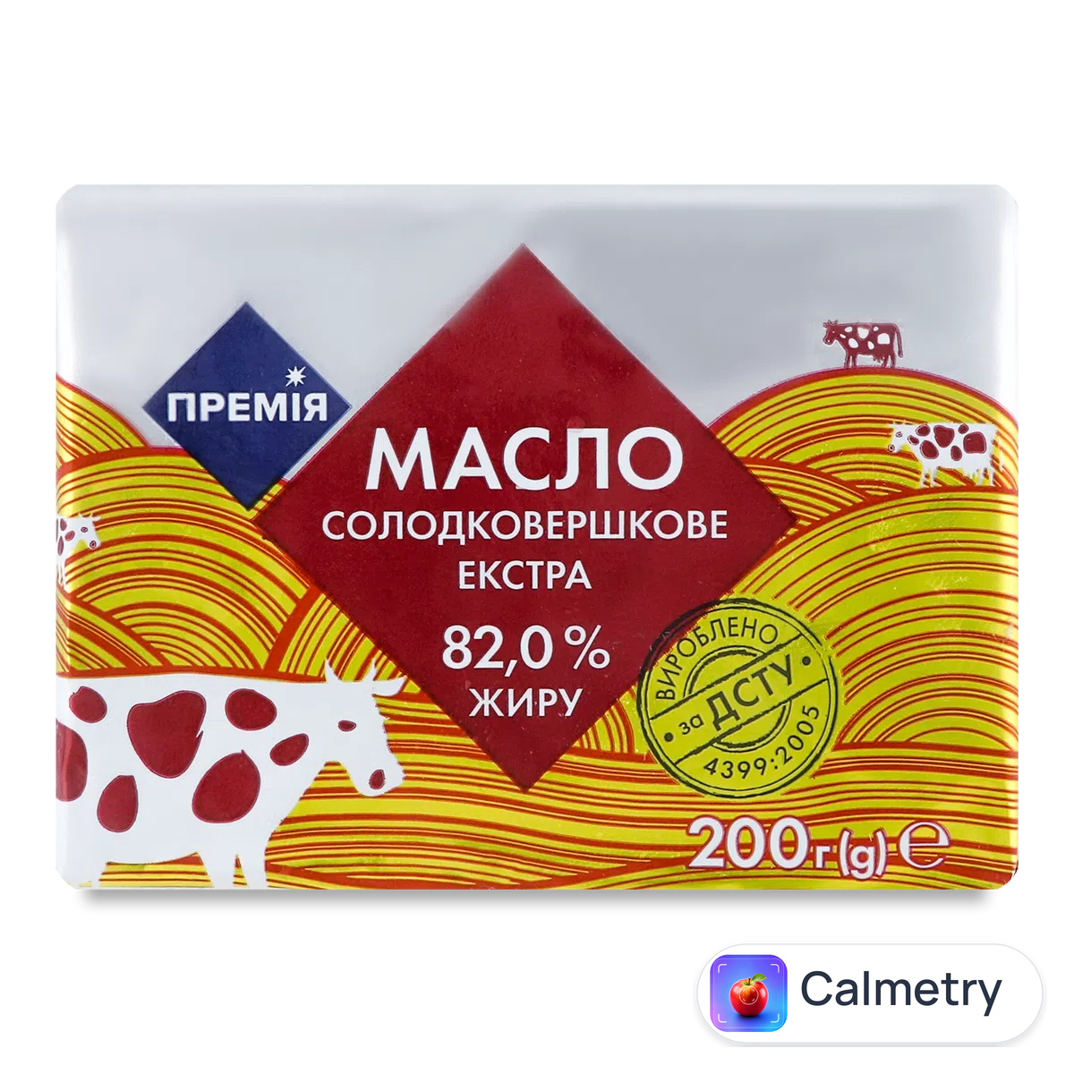 Масло солодковершкове «Премія»® «Екстра» 82% 200г