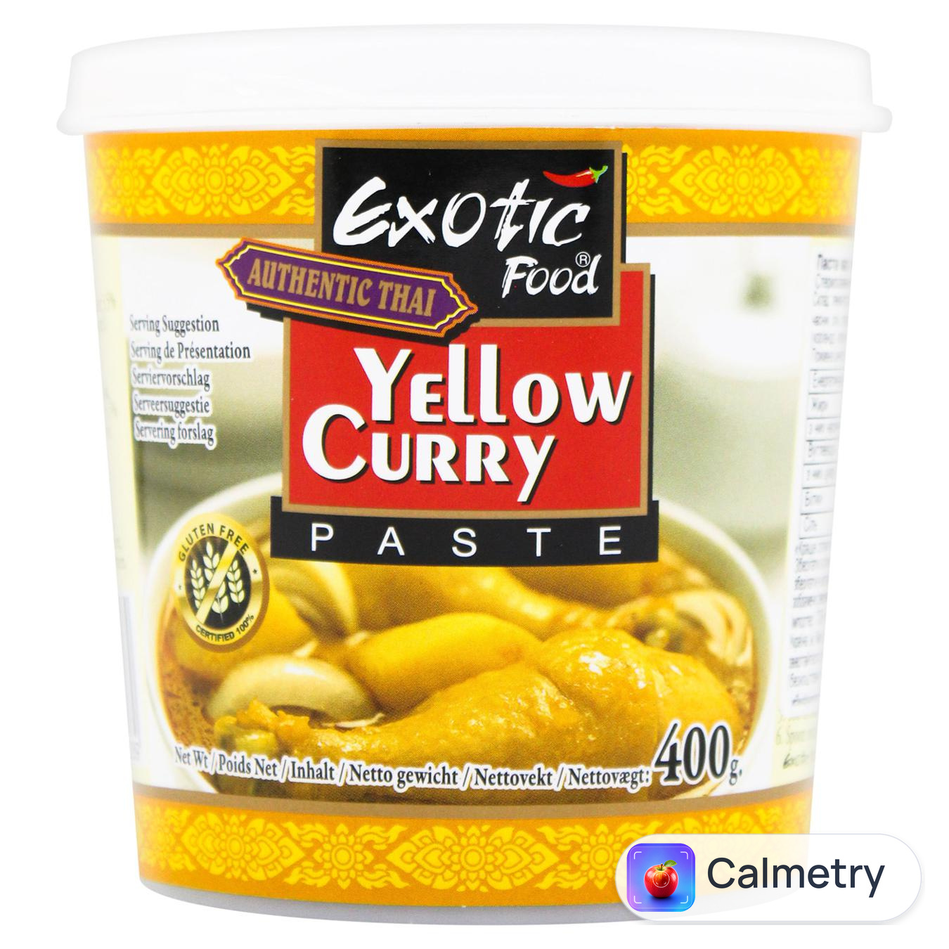 Паста Exotic Food карі жовта 400г — фото продукту