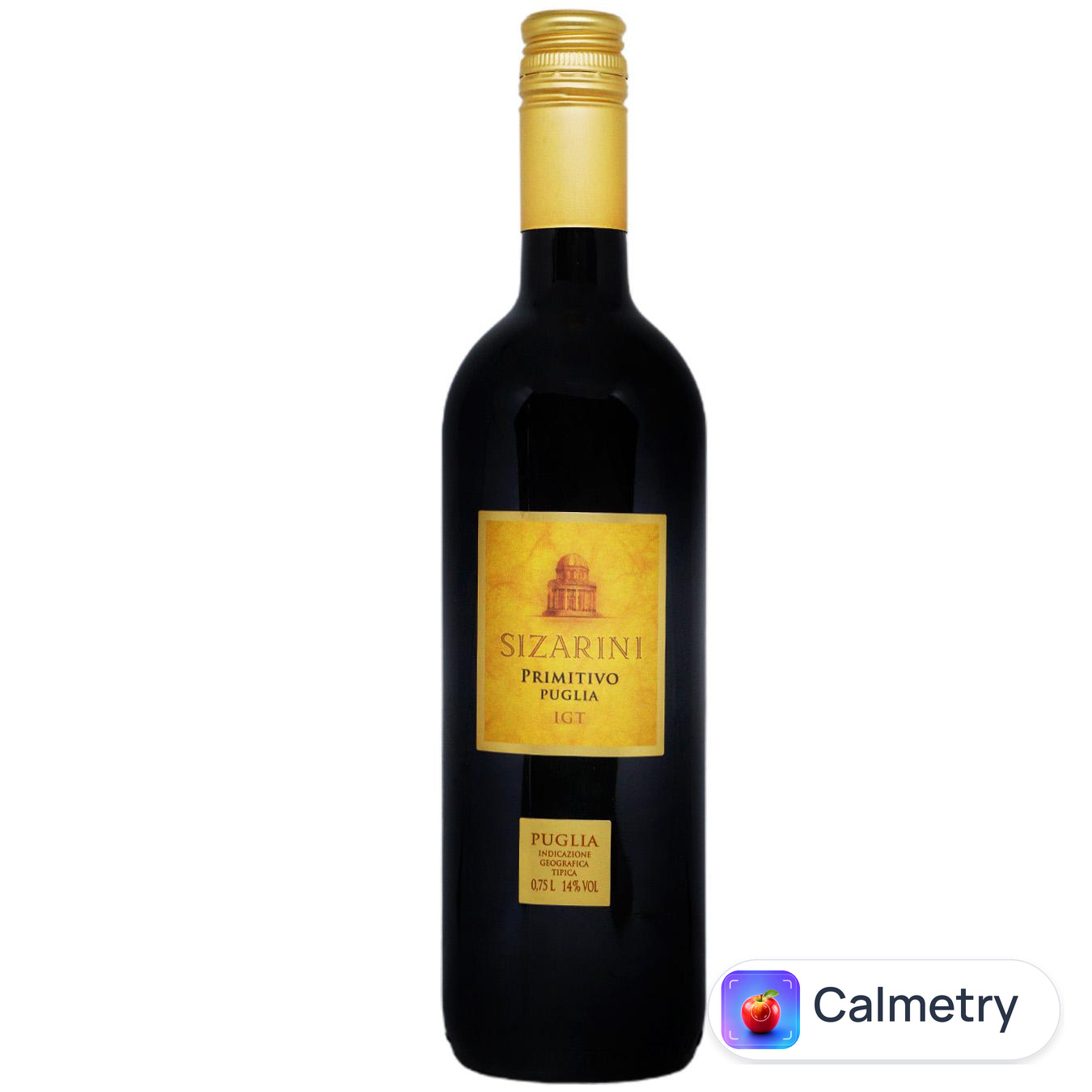 Вино Sizarini Primitivo Puglia червоне сухе 14% 0,75л