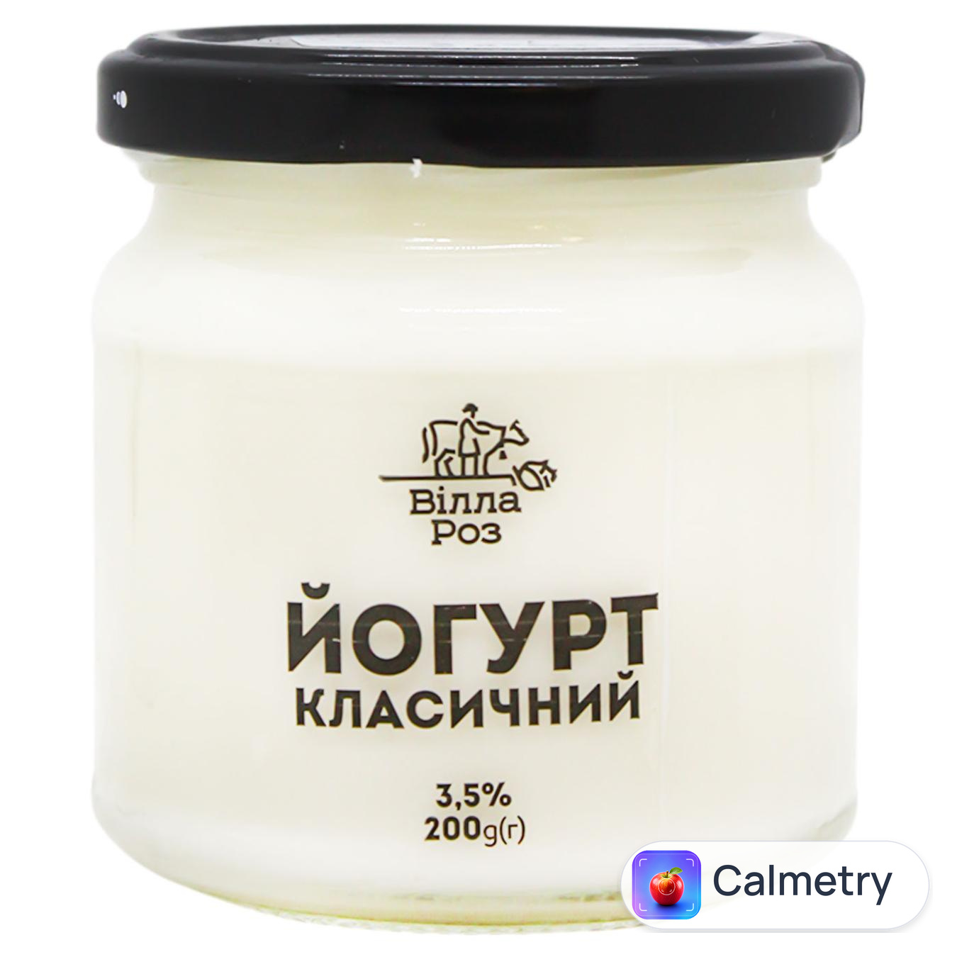 Йогурт Вілла Роз Класичний 3,5% 200г