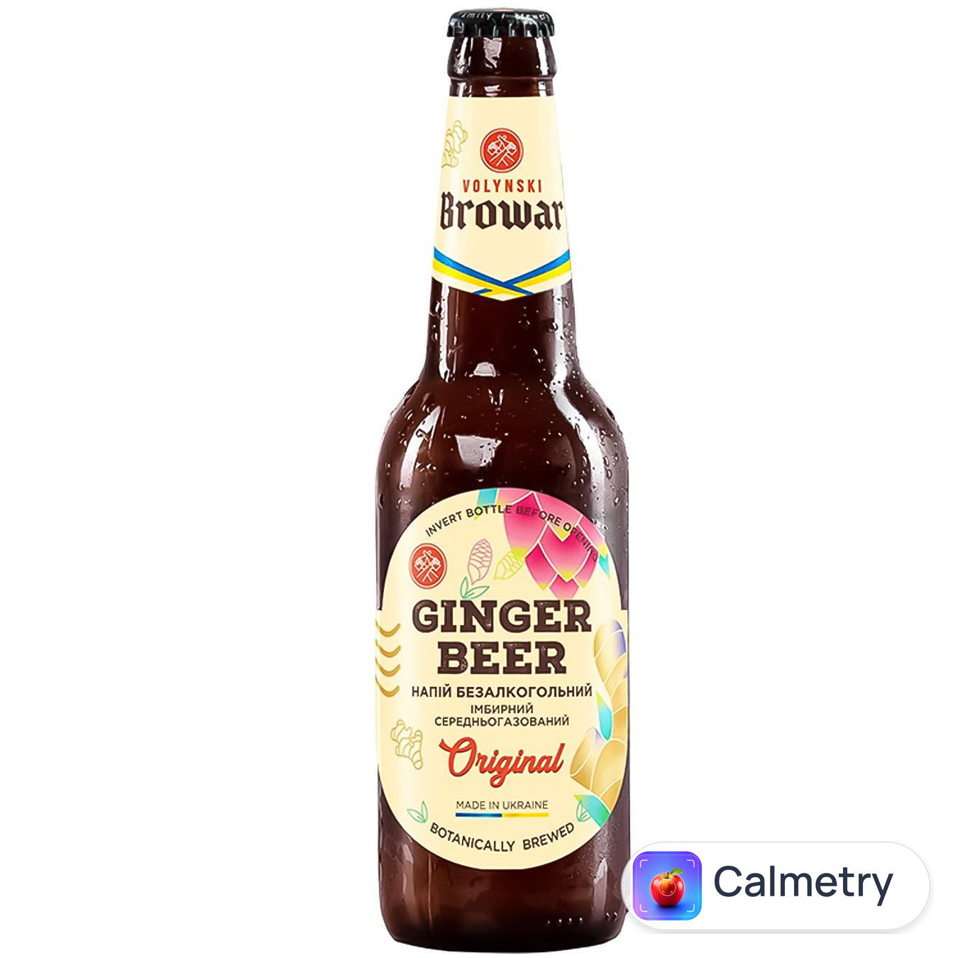 Напій безалкогольний Volynski Browar Ginger Beer імбирний середньогазований 0,35л