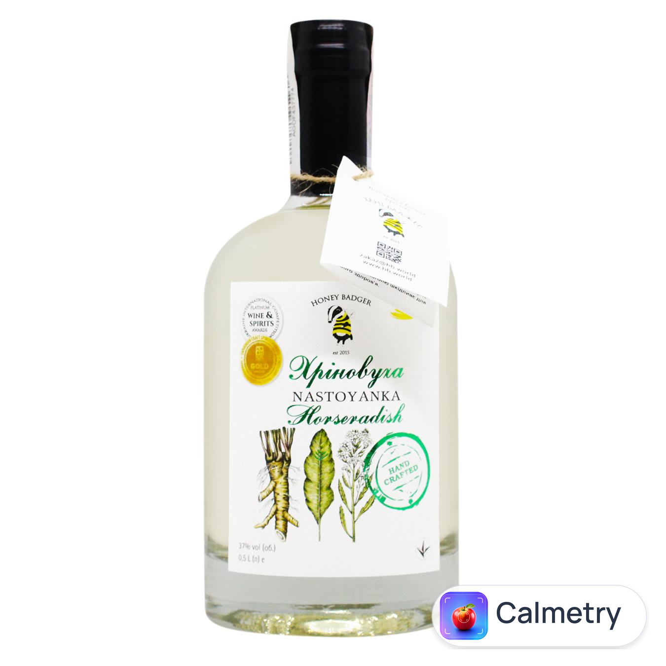 Настоянка Honey Badger Хріновуха 37% 0,5л