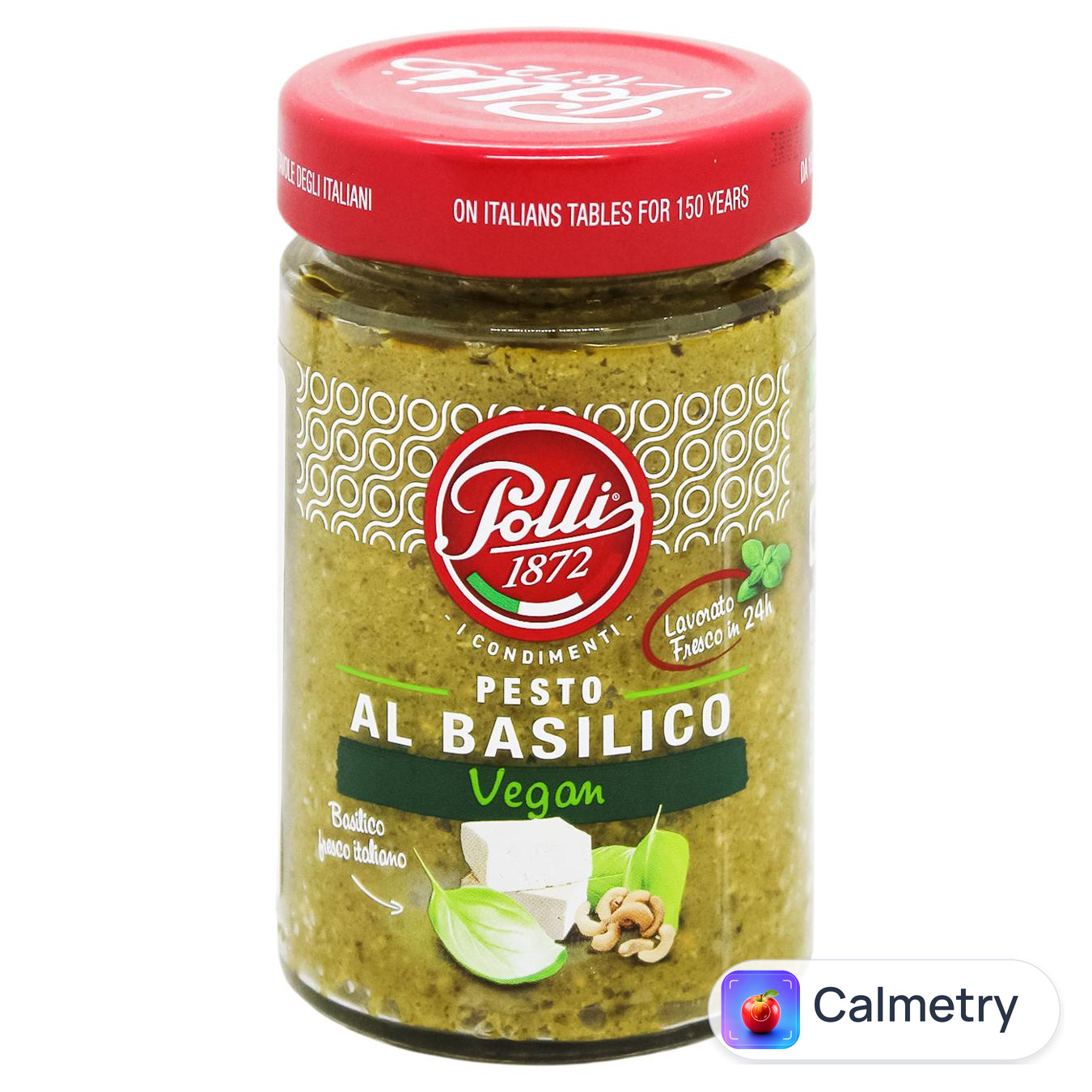 Соус Polli Pesto Vegan al Basilico 190г
