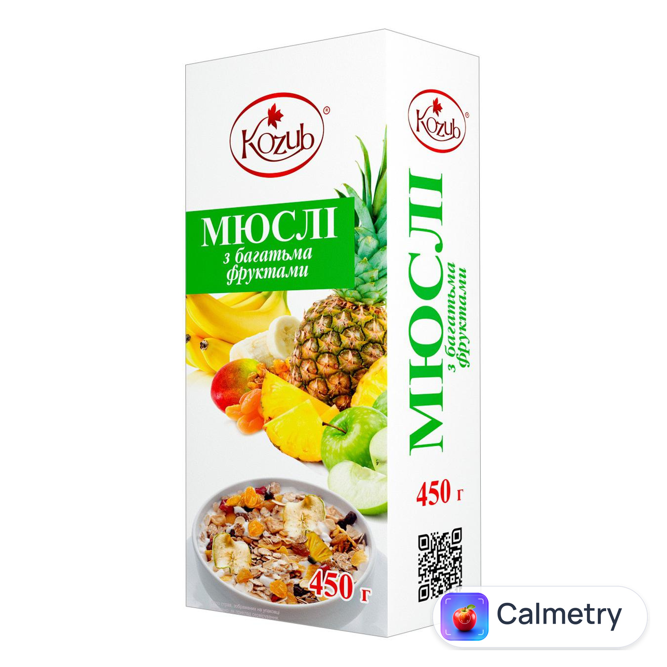 Мюслі Козуб з багатьма фруктами 450г Козуб Продукт