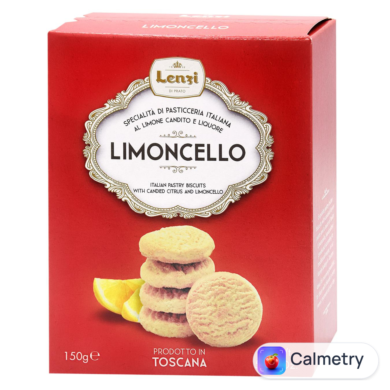 Печиво Lenzi Limoncello з цитрусовим смаком 150г
