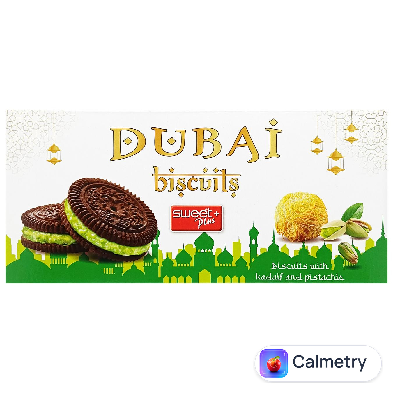 Печиво Sweet Plus Dubai з фісташками та кадаїфським кремом 140г