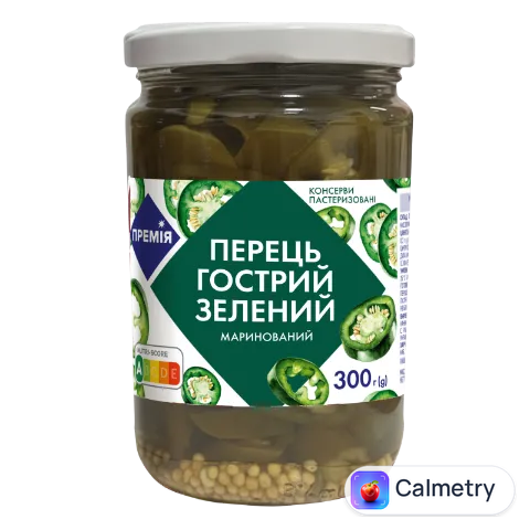 Перець «Премія»® гострий зелений маринований