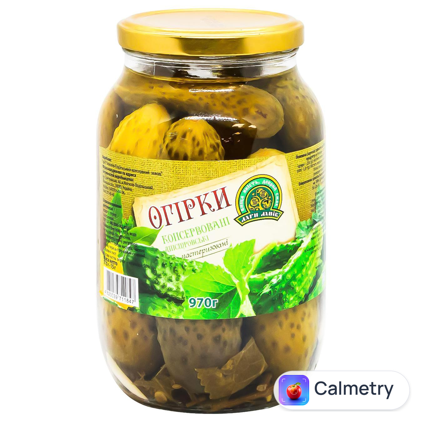 Огірки Дари Ланів 970г — фото продукту