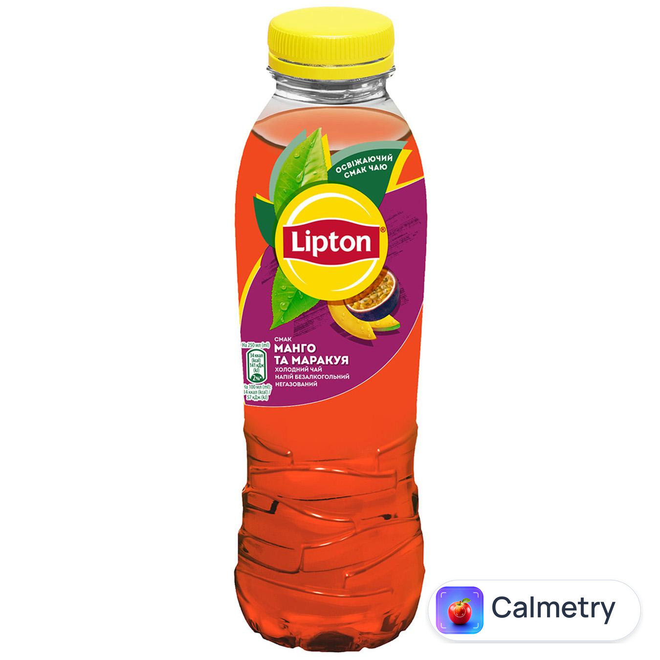 Чай холодний чорний Lipton Манго та маракуйя 0,5л — фото продукту
