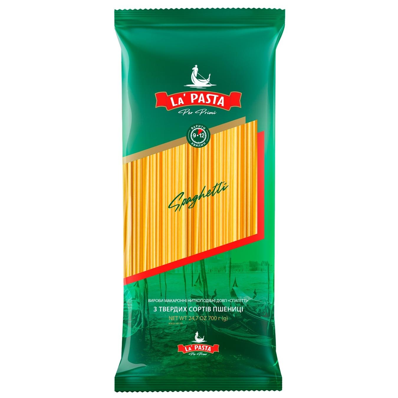 Макаронні вироби La Pasta Спагетті 700г — фото продукту