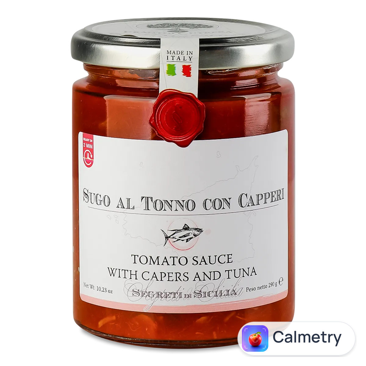 Соус Frantoi Cutrera томатний з тунцем та каперсами 290г