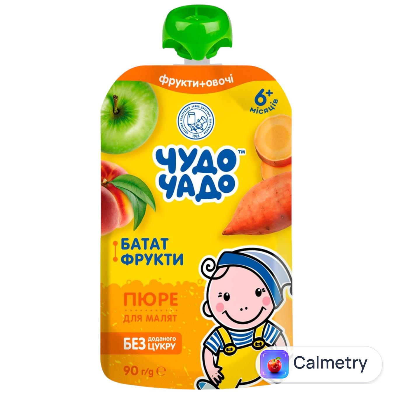 Пюре Чудо-Чадо батат-фрукти 90г