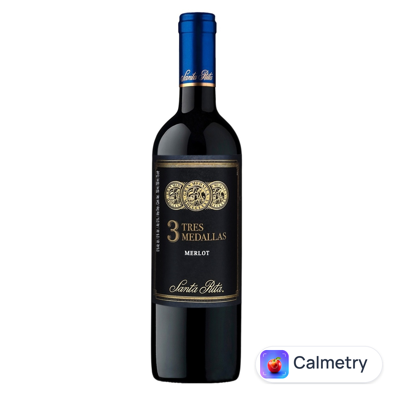 Вино Santa Rita Tres Medallas Merlot червоне сухе 13% 0,75л