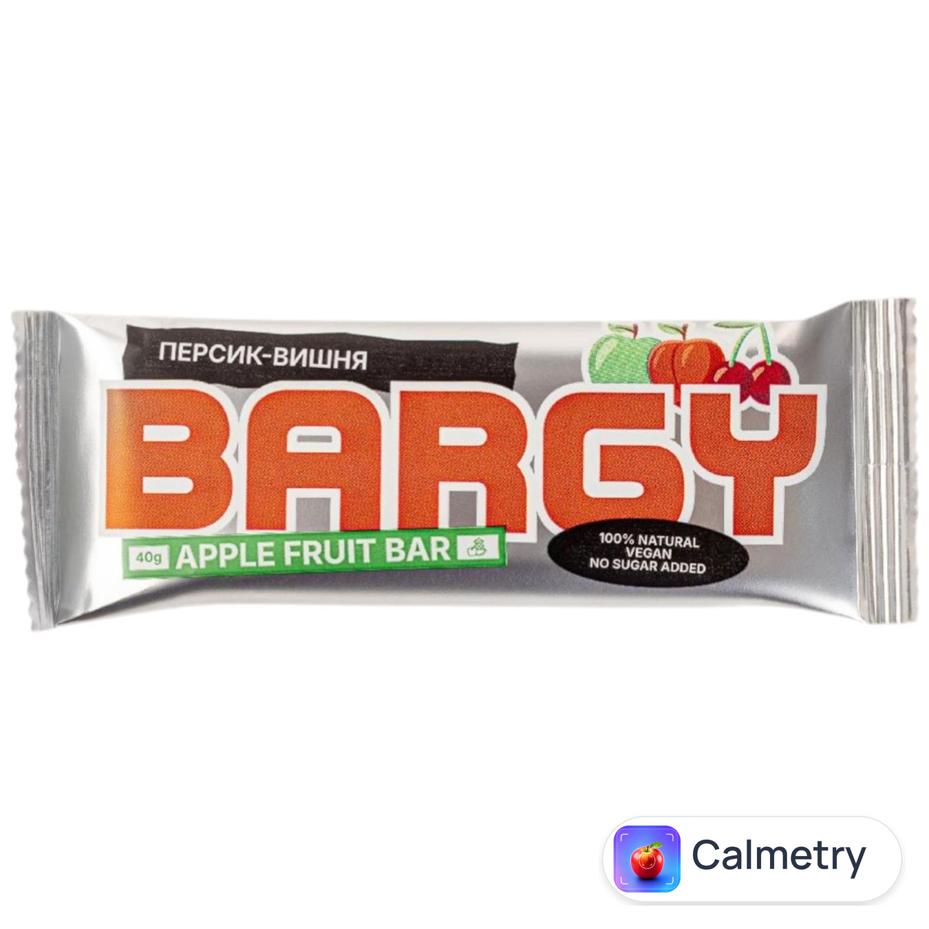 Батончик Bargy Персик-вишня 40г