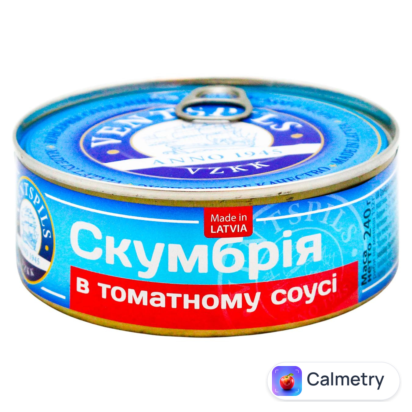 Скумбрія Ventspils в томатному соусі 240г
